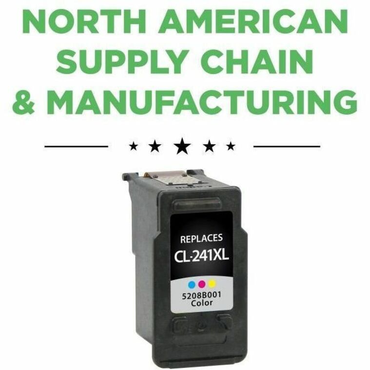Clover Imaging Remanufactured High Yield Color Ink Cartridge for Canon CL-241XL (5208B001)