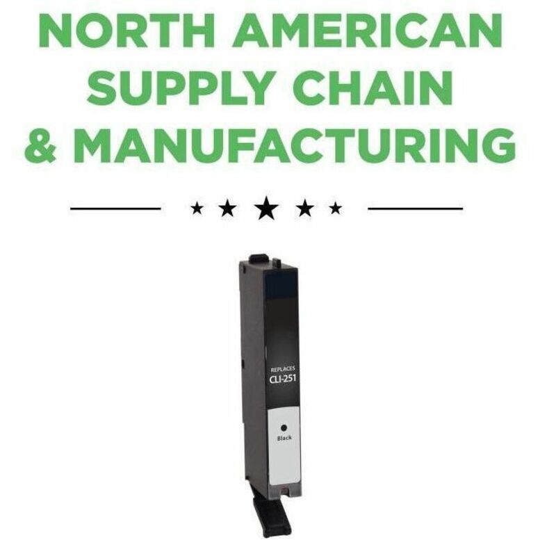 Clover Imaging Remanufactured Black Ink Cartridge for Canon CLI-251 (6513B001)