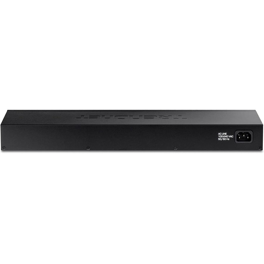 TRENDnet 24 Ports - Gigabit Ethernet - 1000Base-X - 2 Layer Supported - Power Supply - 14.24 W Power Consumption - Twisted Pair - 1U High - Rack-mountable, 6.3 in, TEG-S25