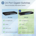 TRENDnet 24 Ports - Gigabit Ethernet - 1000Base-X - 2 Layer Supported - Power Supply - 14.24 W Power Consumption - Twisted Pair - 1U High - Rack-mountable, 6.3 in, TEG-S25