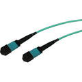 ENET Fiber Optic Network Cable, 9.84 ft, Aqua, MTPF2XO-OM4-3M-ENT