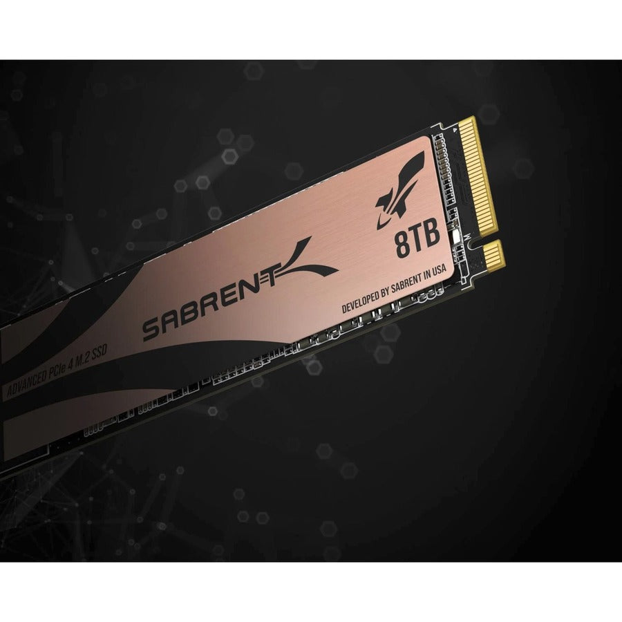 Sabrent Rocket 4 PLUS SB-RKT4P-8TB 8 TB Solid State Drive - M.2 2280 Internal - PCI Express NVMe (PCI Express NVMe 4.0 x4)