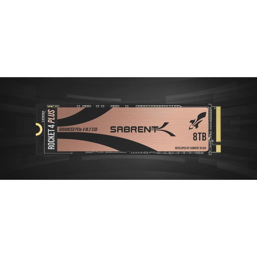 Sabrent Rocket 4 PLUS SB-RKT4P-8TB 8 TB Solid State Drive - M.2 2280 Internal - PCI Express NVMe (PCI Express NVMe 4.0 x4)