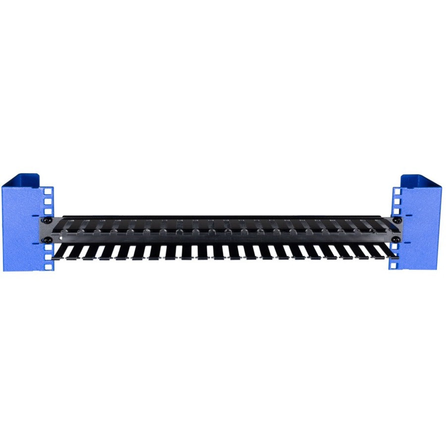 Rack Solutions 1U Horizontal Plastic Cable Duct With Cover (2.5in Deep)