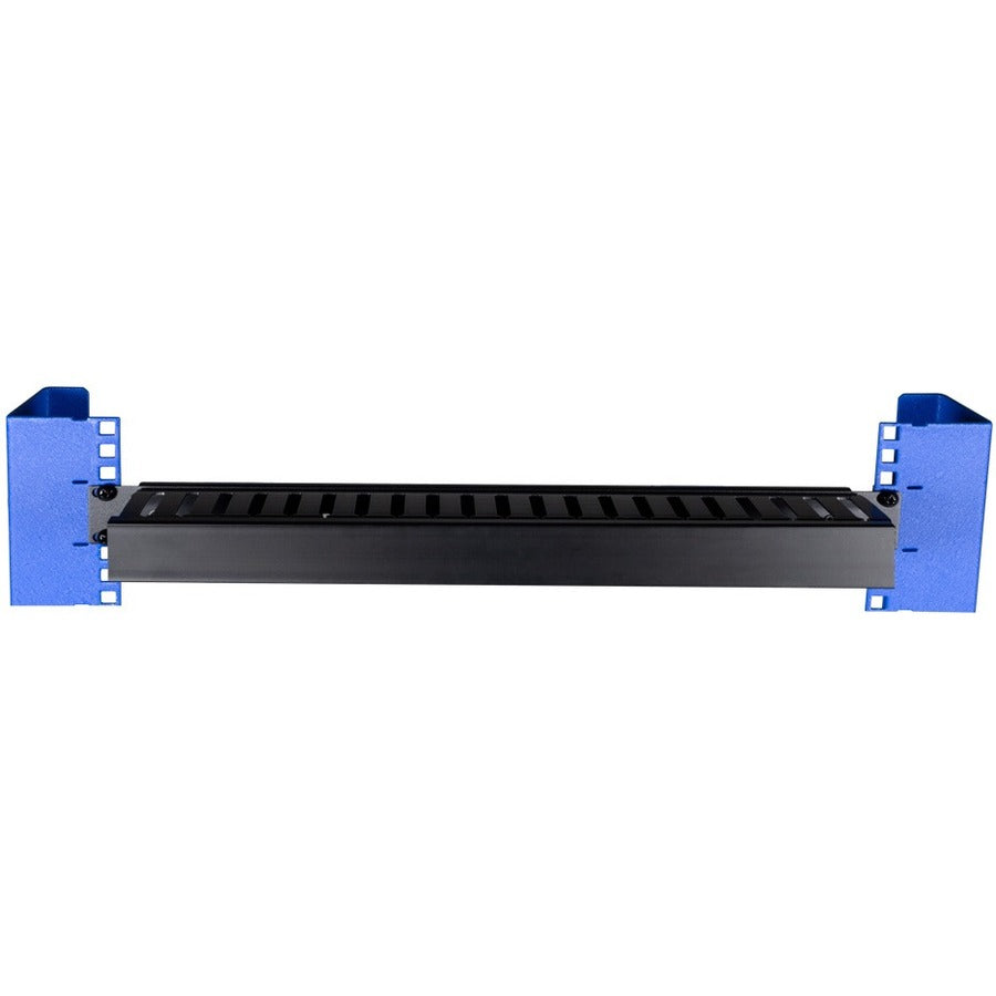 Rack Solutions 1U Horizontal Plastic Cable Duct With Cover (2.5in Deep)