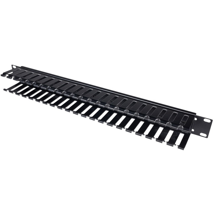 Rack Solutions 1U Horizontal Plastic Cable Duct With Cover (2.5in Deep)