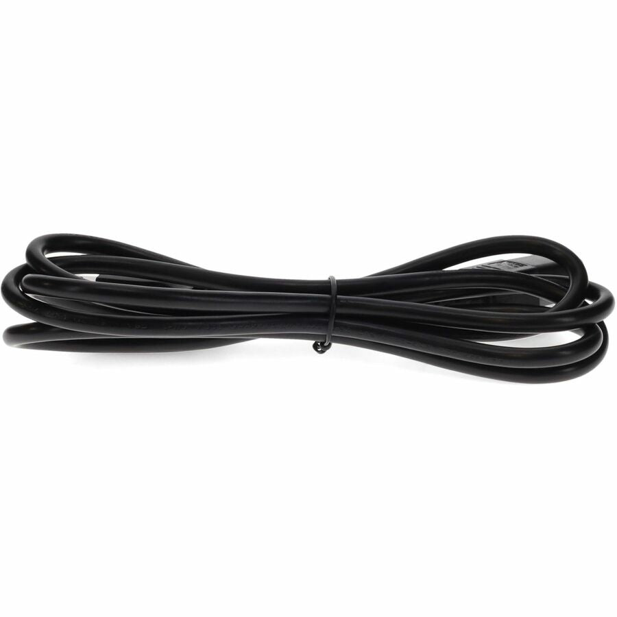 AddOn 15ft NEMA 5-15P Male to C13 Female 18AWG 100-250V at 10A Black Power Cable