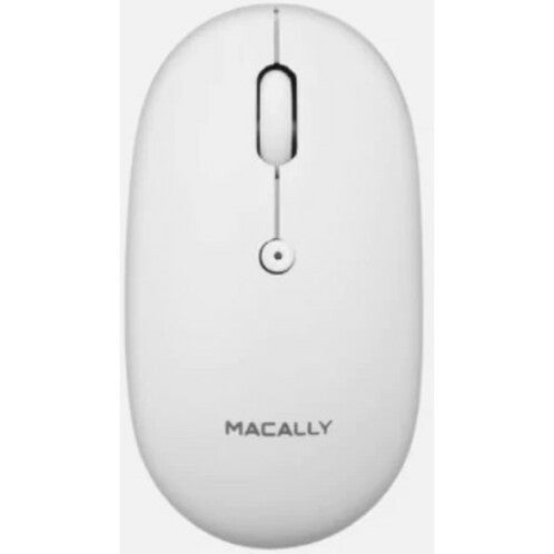 Mace Macally Rechargeable Bluetooth Optical Mouse for Mac and PC (BTTOPBAT)