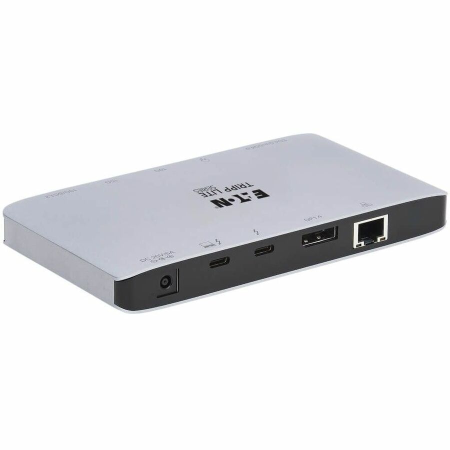 Eaton Tripp Lite Series Thunderbolt 3 Dock with USB-C Compatibility, Dual Display - 8K DisplayPort, USB 3.2 Gen 2 10G, USB-A/USB-C Hub, GbE, International Plug Adapters