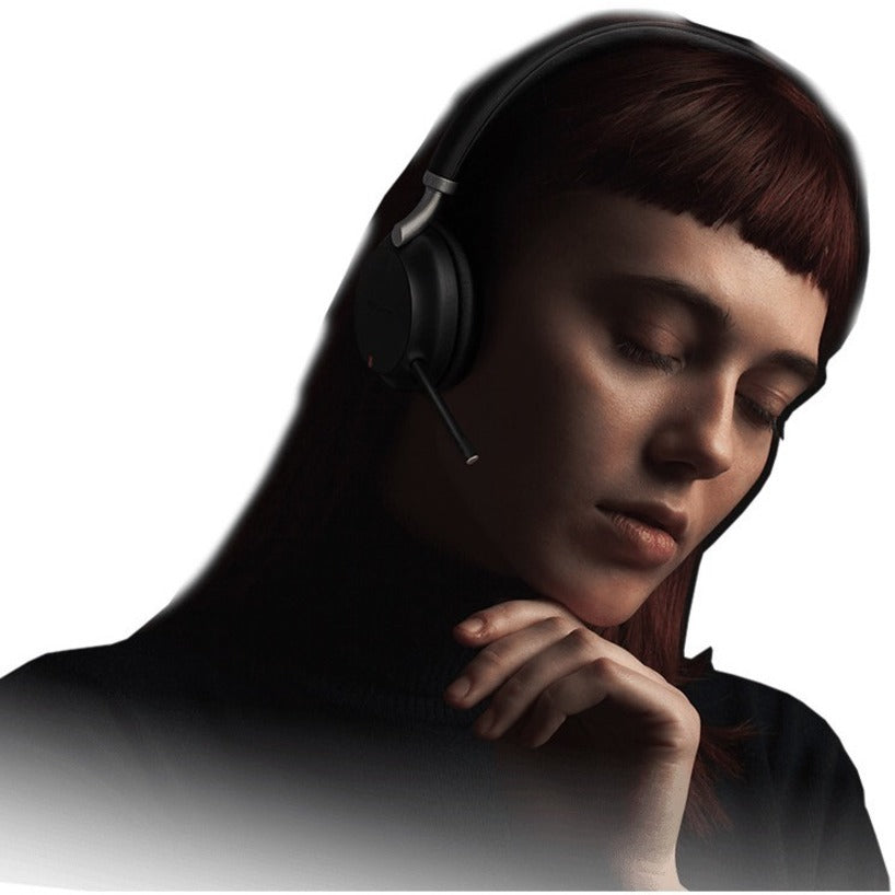 Yealink BH72 w Charging Stand, 1.38", Black, Bluetooth, USB Charging, Wireless