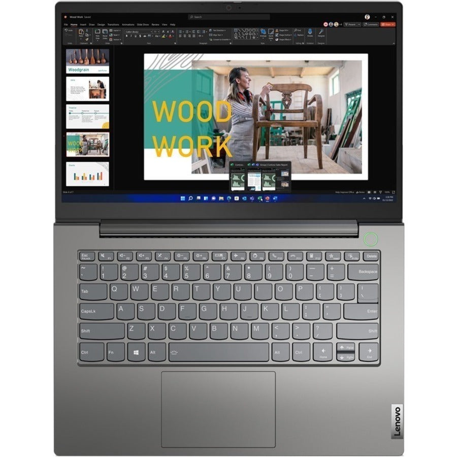 Lenovo ThinkBook 14 G4 IAP 21DH00D8US 14" Notebook - Full HD - Intel Core i7 12th Gen i7-1255U - 8 GB - 512 GB SSD - English (US) Keyboard - Mineral Gray