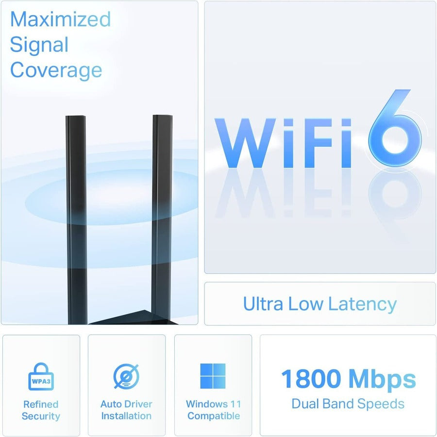 AX1800 WiFi 6 USB Adapter