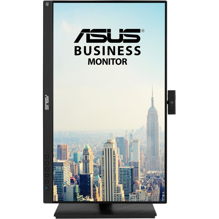 ASUS BE24EQSK is a 23.8-inch Full HD monitor that features an integrated Full HD (2MP) webcam, microphone array and stereo speakers for video conferencing and