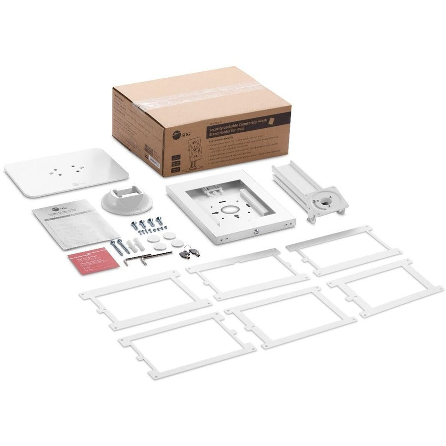 SIIG Lockable Countertop Kiosk Stand for iPad