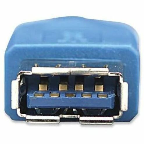 IC Manhattan SuperSpeed USB 3.0 A Male/A Female Extension Cable, 10 ft (3m), Blue