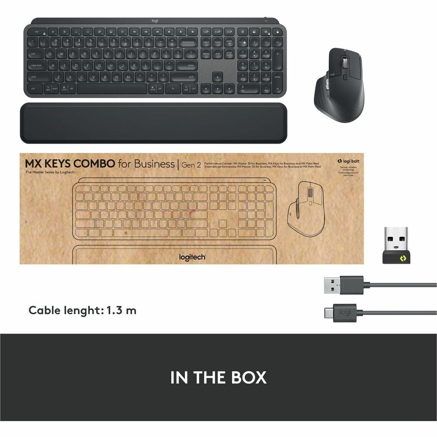 Logitech MX Keys Combo for Business Keyboard & Mouse