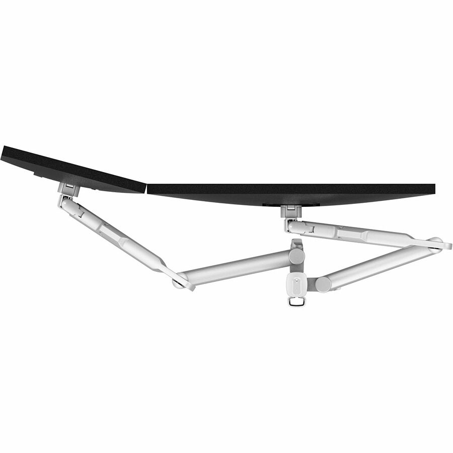 Atdec AWMS-2-D40-F-S Desk Mount for Flat Panel Display, Curved Screen Display, Monitor - Silver