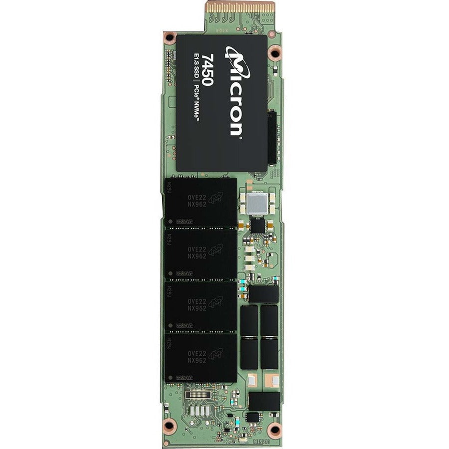 Micron 7450 PRO 1.92 TB Solid State Drive - E1.S - EDSFF Internal - PCI Express NVMe (PCI Express NVMe 4.0 x4) - Read Intensive