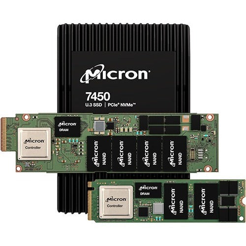 Micron 7450 PRO 960 GB Solid State Drive - M.2 22110 Internal - PCI Express NVMe (PCI Express NVMe 4.0 x4) - Read Intensive -