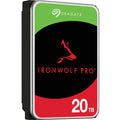 Seagate IronWolf Pro ST20000NT001 20 TB Hard Drive - 3.5" Internal - SATA (SATA/600) - Conventional Magnetic Recording (CMR) Method