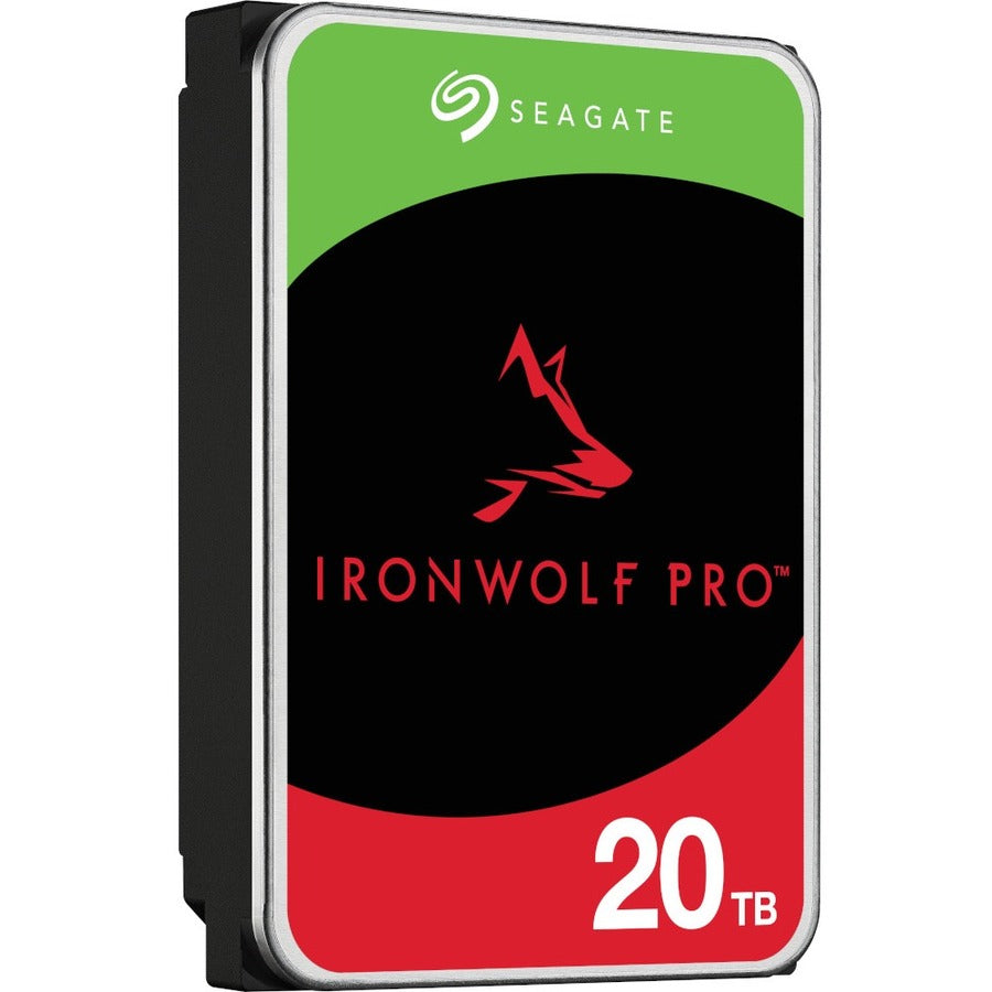 Seagate IronWolf Pro ST20000NT001 20 TB Hard Drive - 3.5" Internal - SATA (SATA/600) - Conventional Magnetic Recording (CMR) Method