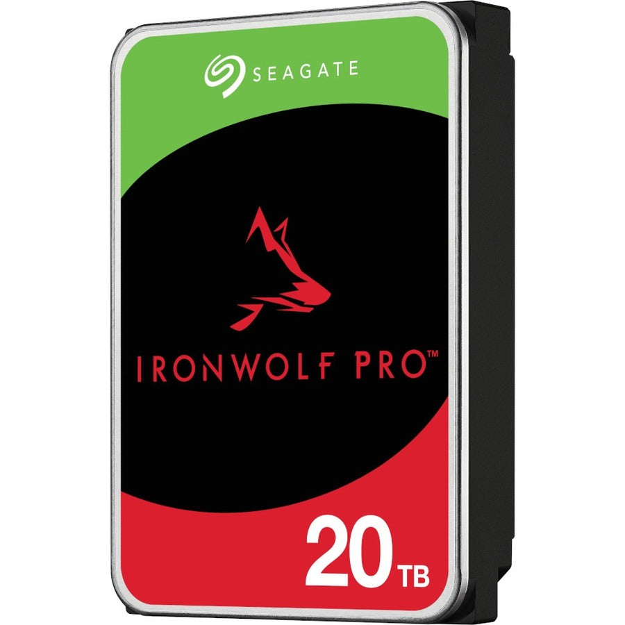 Seagate IronWolf Pro ST20000NT001 20 TB Hard Drive - 3.5" Internal - SATA (SATA/600) - Conventional Magnetic Recording (CMR) Method
