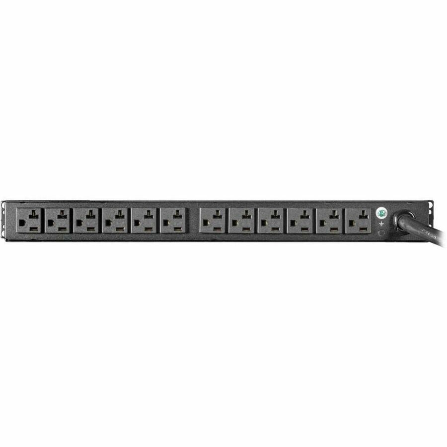 Eaton Tripp Lite Series 2.9kW Single-Phase Basic PDU with ISOBAR Surge Protection, 120V, 3840 Joules, 12 NEMA 5-15/20R Outlets, L5-30P Input, 15 ft. Cord, 1U