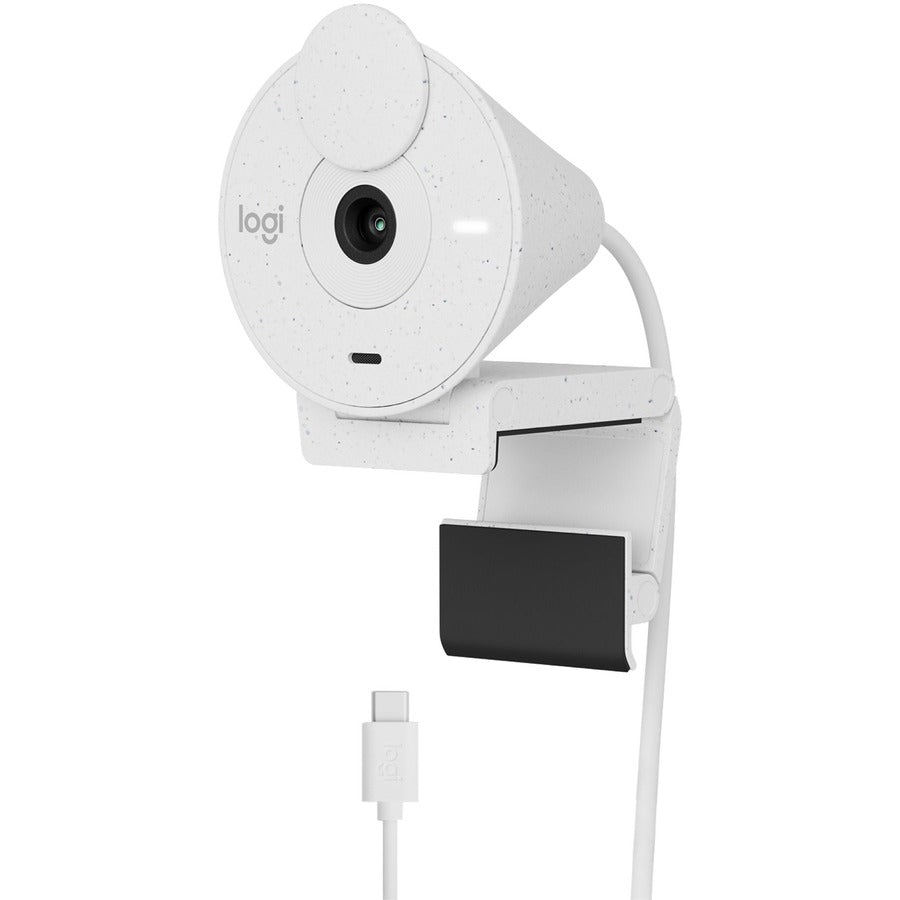 Logitech BRIO Webcam - 2 Megapixel - 30 fps - Off White - USB Type C - Retail