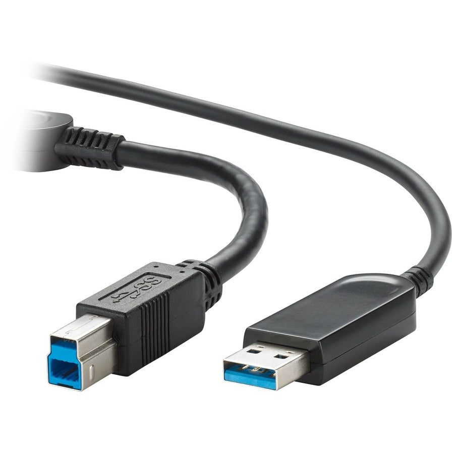 Legrand Vaddio 98ft USB 3.2 B to USB A Active Optical Cable - Plenum Rated - Black