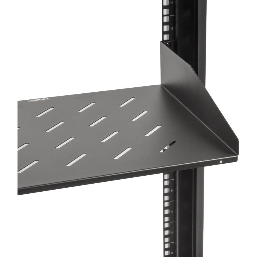Rocstor 2U Universal Vented Rack Mount Shelf