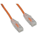 ENET Category 6 Network Cable, 28 AWG, C6-OR-SCB-35-ENC, Orange, Patch Cable