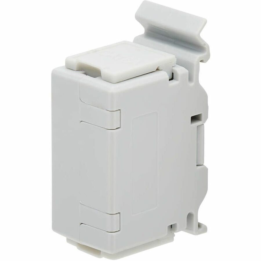 Eaton Tripp Lite Series Cat6a Shielded In-Line DIN-Rail Mountable Snap-In Coupler (RJ45 F/F), TAA