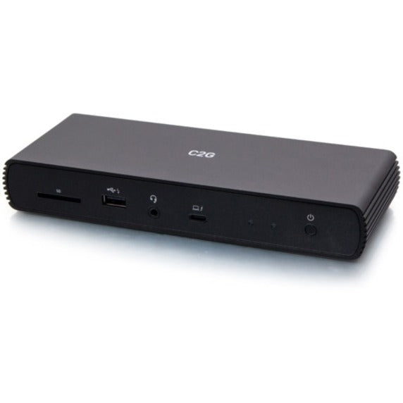 C2G Thunderbolt 4 Dock - Dual Monitor Docking Station with USB, Ethernet, SD Reader, and AUX - Power Delivery up to 90W