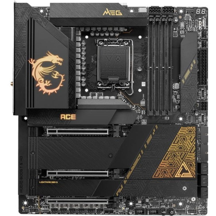 MSI MEG Z790 Ace Gaming Desktop Motherboard - Intel Z790 Chipset - Socket LGA-1700 - Extended ATX