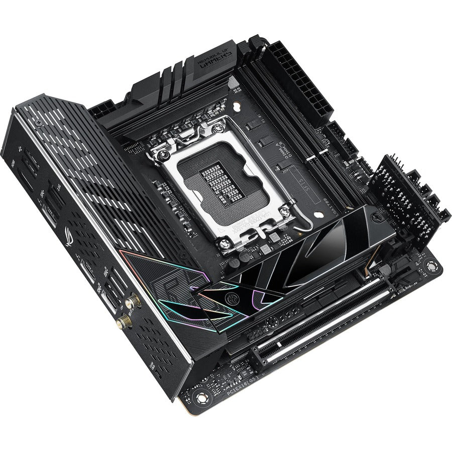 Asus ROG Strix STRIX Z790-I GAMING WIFI Gaming Desktop Motherboard - Intel Z790 Chipset - Socket LGA-1700 - Mini ITX