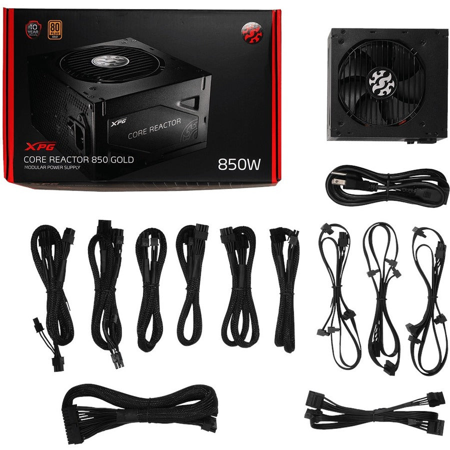 ADATA XPG CORE REACTOR COREREACTOR850G-BKCUS 850W Power Supply, Gold