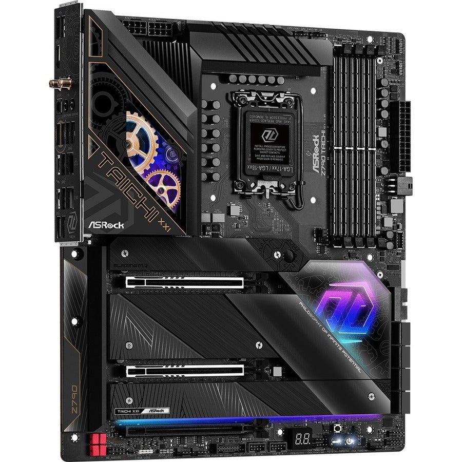 ASRock Z790 TAICHI Gaming Desktop Motherboard - Intel Z790 Chipset - Socket LGA-1700 - Extended ATX