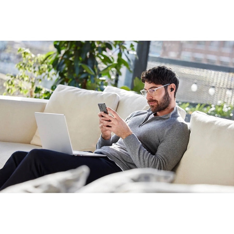 JABRA EVOLVE2 BUDS 65.6 ft Noise Cancelling 33 hr Run Time Earset