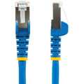 StarTech 25ft CAT6a Ethernet Cbl LSZH, 0.57 lb, 1 x RJ-45 Network - Male, Blue
