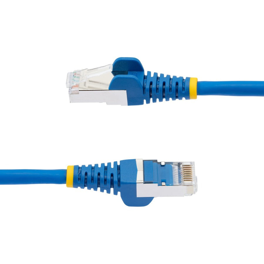 StarTech 25ft CAT6a Ethernet Cbl LSZH, 0.57 lb, 1 x RJ-45 Network - Male, Blue