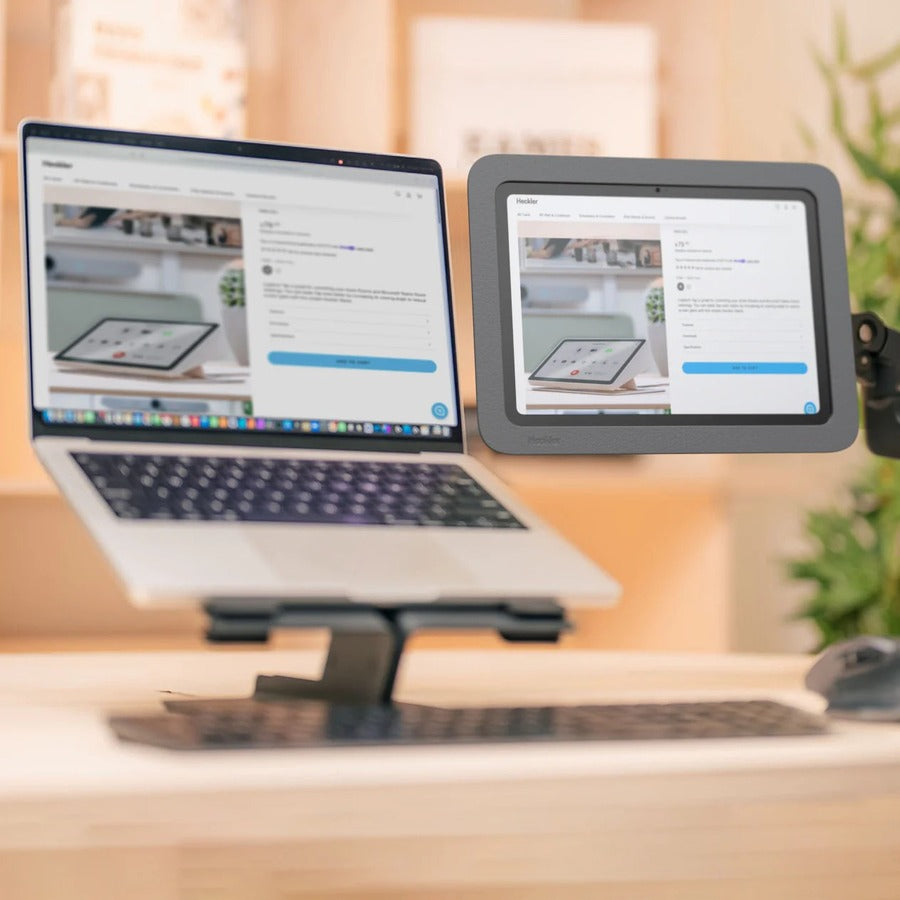 Heckler Design Mounting Adapter for iPad - Black Gray