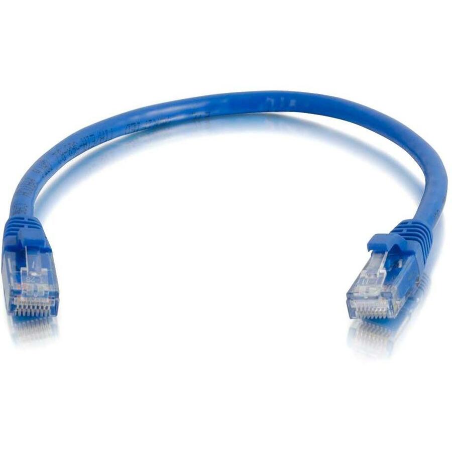 C2G 10ft Cat6 Snagless Unshielded (UTP) Ethernet Cable - 50-Pack - Blue