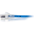 C2G 50ft HDBaseT Cat6a Cable with Discontinuous Shielding - Plenum - Blue