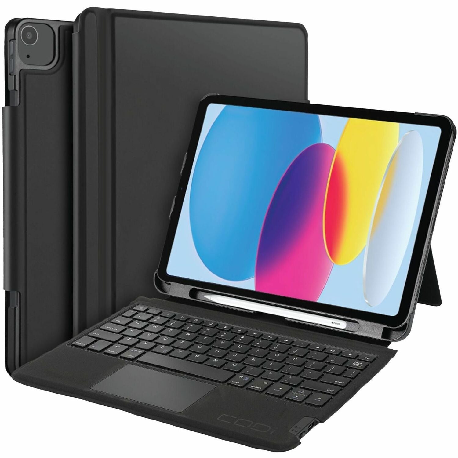 CODi Bluetooth Keyboard Folio Case w/ Trackpad for iPad 10.9" (10th/11th Gen) & iPad A16