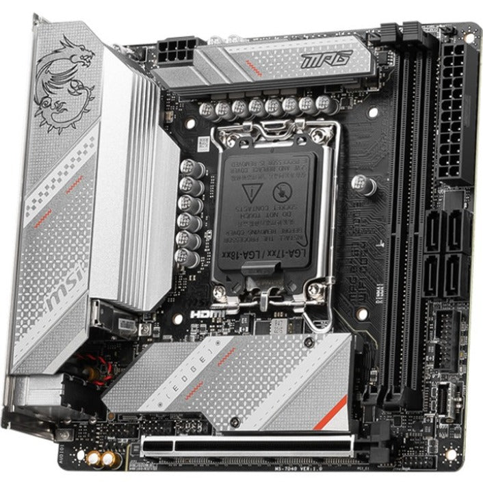 MSI MPG B760I EDGE WIFI DDR4 Gaming Desktop Motherboard - Intel B760 Chipset - Socket LGA-1700 - Mini ITX