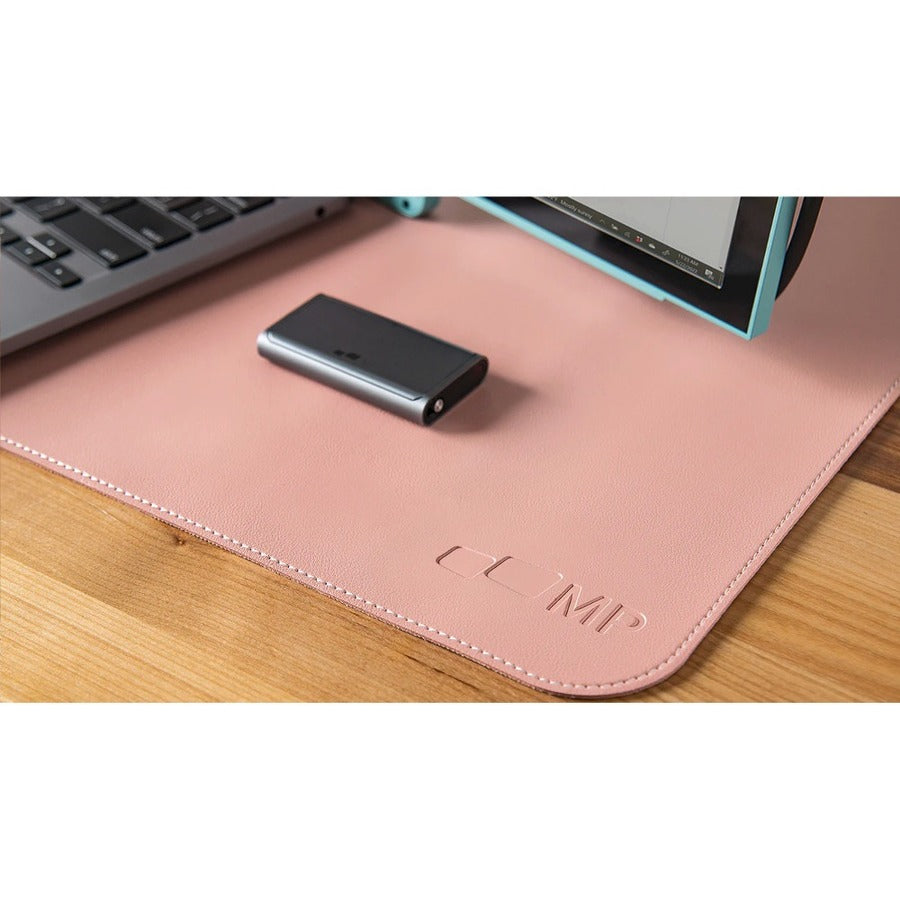 Mobile Pixels Desk Mat (Coral Pink)
