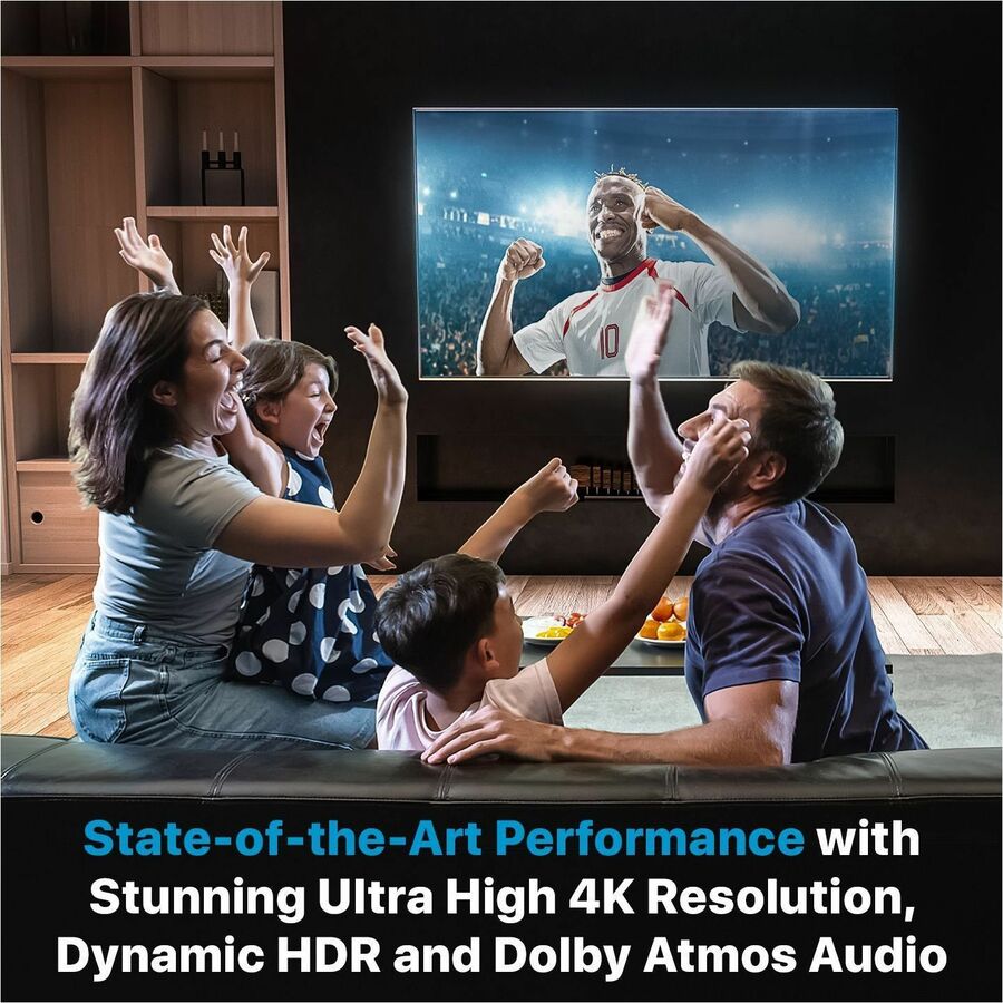 Comprehensive NanoFlex&trade; Pro AV/IT Integrator Series&trade; Active 4K 18G High Speed HDMI Cable Jet Black 20ft