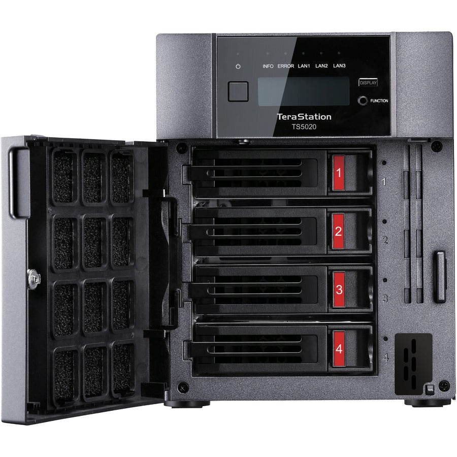 BUFFALO TeraStation 5420DN 4-Bay Secure Business Desktop NAS 64TB (4x16TB) w/ Hard Drives Included