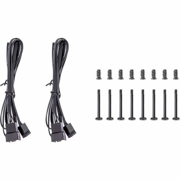 Thermaltake CT120 PC Cooling Fan 2 Pk, 0.98", 2.23mmH2O, Black, CT120 PC Cooling Fan (2-Fan Pack) 2 x PWM Cable