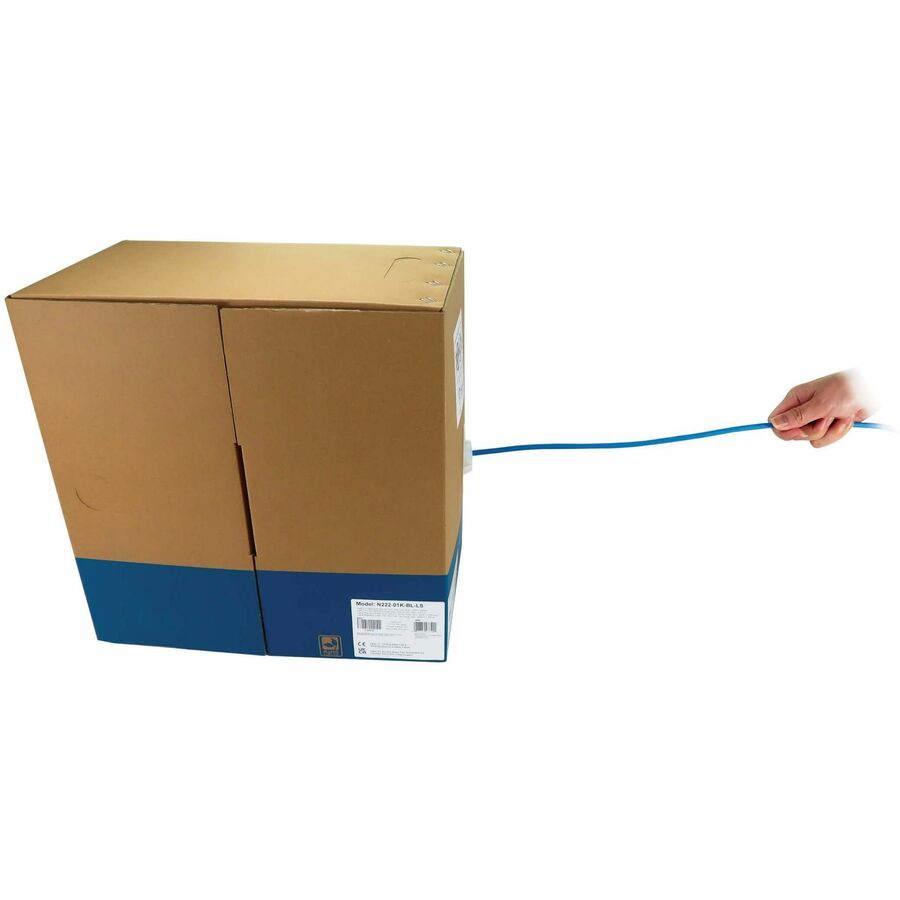 Eaton Tripp Lite Series Cat6 1G Solid Core UTP Bulk Ethernet Cable, LSZH, Blue, 1000 ft. (305 m), TAA